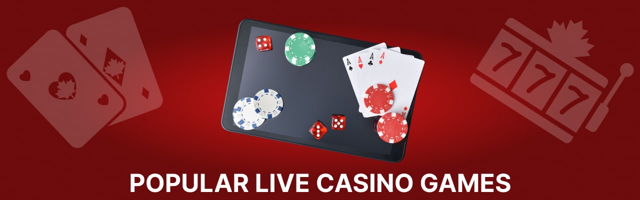 Popular live casino games