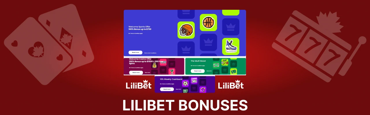Lilibet bonuses in canada