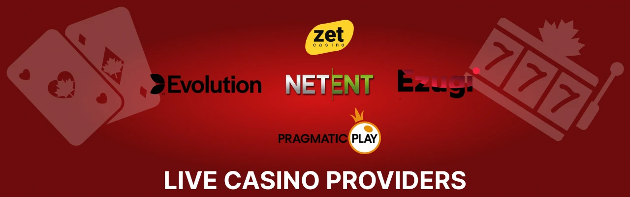 Live casino providers in canada