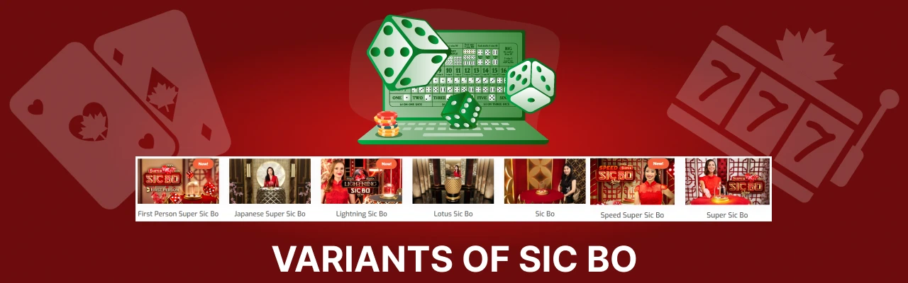 Variants of sic bo