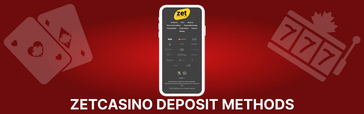 Zetcasino deposit methods in canada