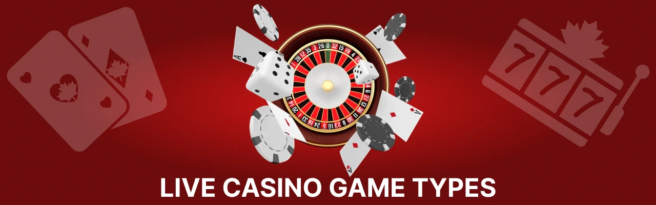 Zetcasino live casino game types