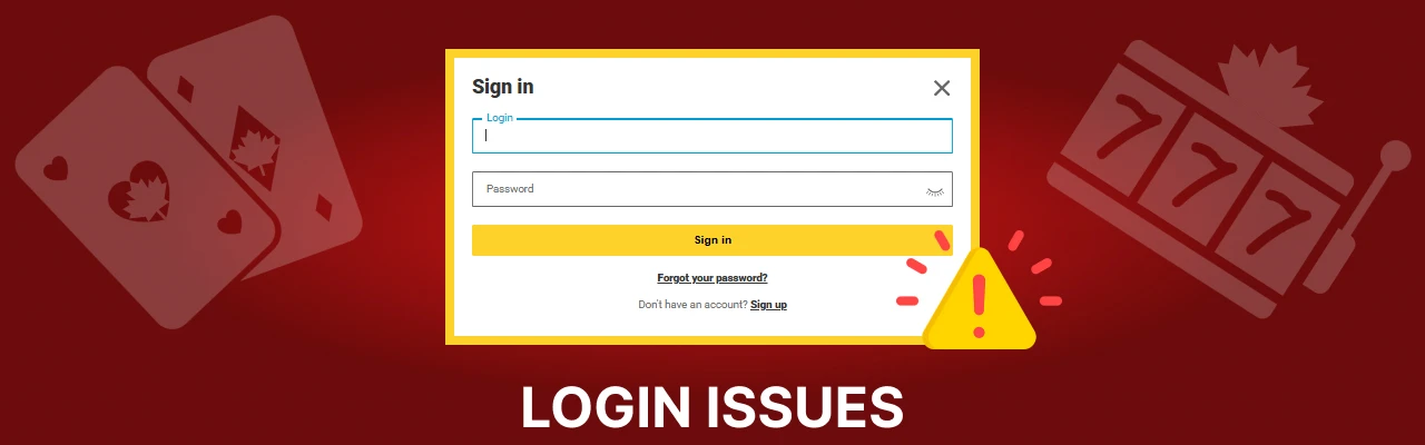 Zetcasino login issues