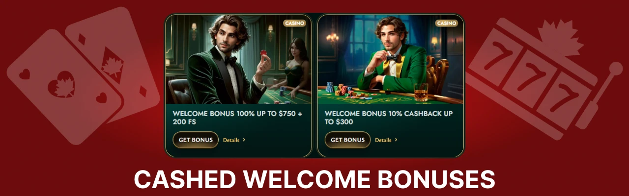 Cashed welcome bonuses