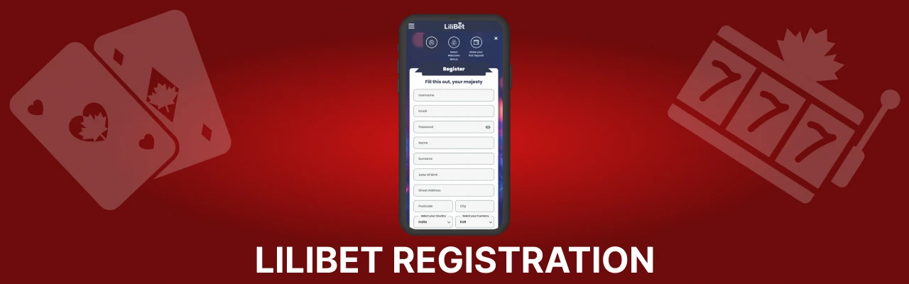 Lilibet casino registration