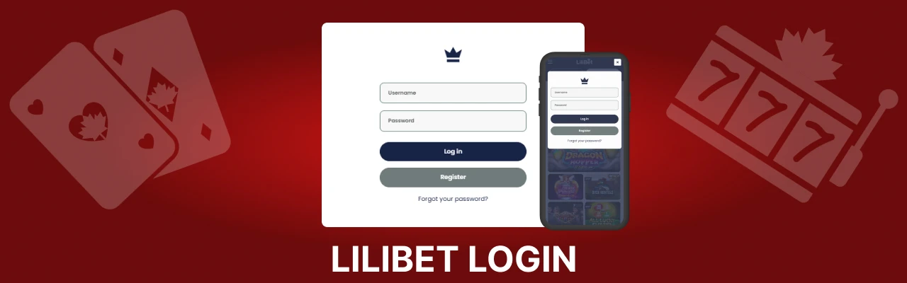 Lilibet login on mobile