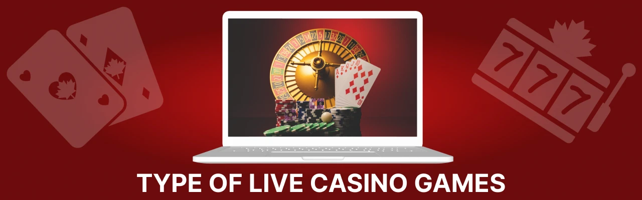 Live casino games types