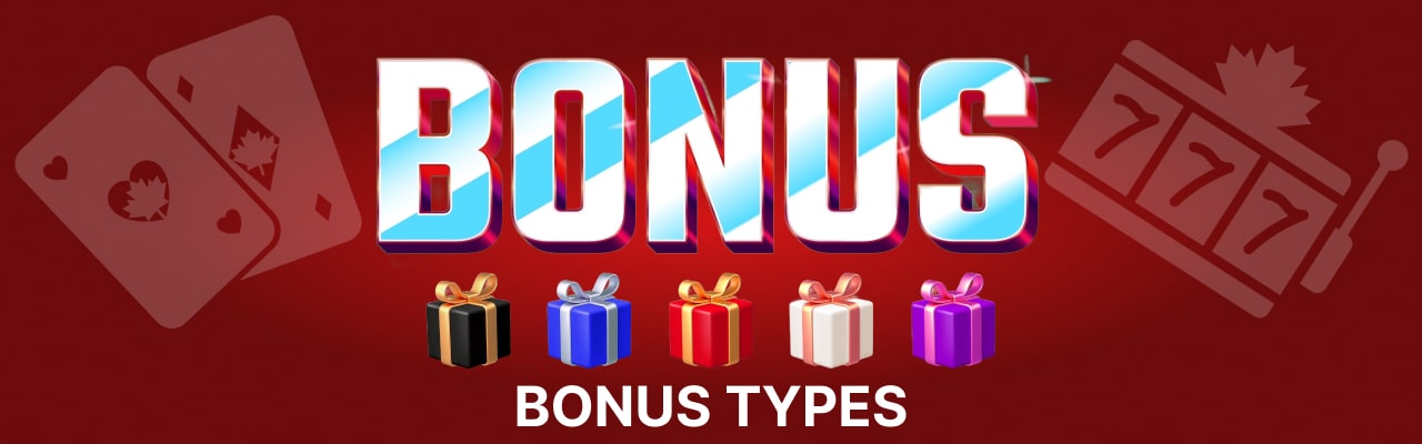 Online casino bonus types